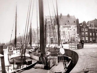 Kanalbåtar, Rotterdam, 1898.
