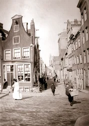 Gatubild, Rotterdam, 1898.