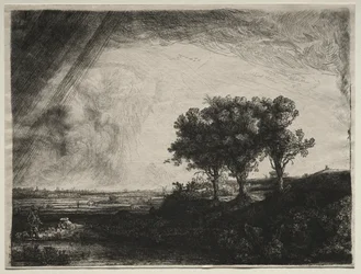 De tre träden, ca. 1770-1844.