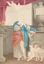 St. Agnes (efter Domenichino)