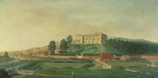 Arundel slott från öster, c.1770