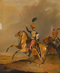 Officer för 15th Light Dragons (Hussars)