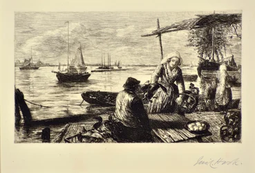 En marknadsbåt, Holland