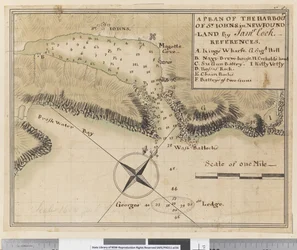 bl.a. En plan för hamnen i St Johns i Newfoundland