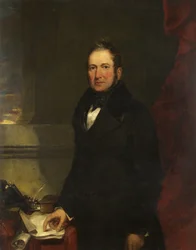 Porträtt av William Fripp Esq., D.L., J.P. (olja på duk)