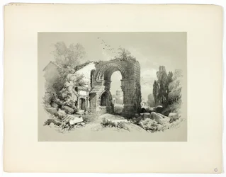 Aliscamps, W. Arles, från Picturesque Selections