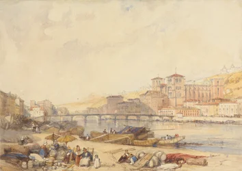 Lyons från Quayside på Rhone