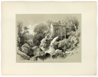 Pandy Mill, från Picturesque Selections