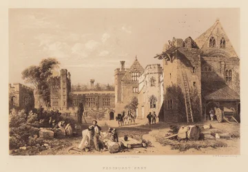 Penshurst, Kent (akvatint)