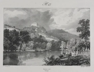 Pittoreska och romantiska resor i det gamla Frankrike. Auvergne: Château Neuf