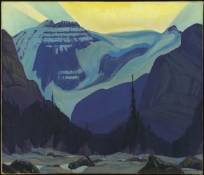 Tidig morgon, Klippiga bergen, 1926