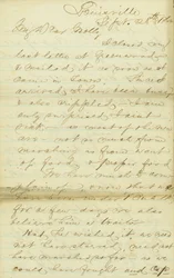Brev från James E. Love, Louisville, till Molly, 28-30 september 1862