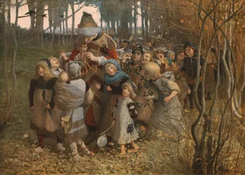 Pied Piper of Hameln, 1881, c1930.