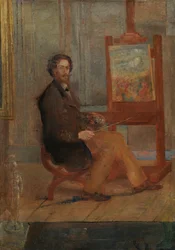 Ensor vid hans staffli