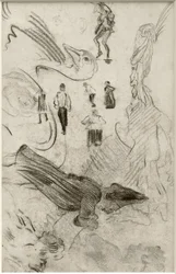 Silhuetter och groteska figurer