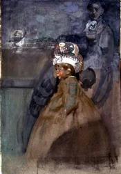 Porträtt av Tony Nicholson (akvarell och gouache på papper)