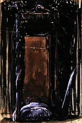 Sängen, ca 1909 (bläck & gouache på papper)