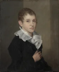 Samuel Barber Clark, ca. 1810 (olja på trä)