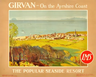 Girvan - På Ayrshire Coast. Den populära badorten, 1920-talet.