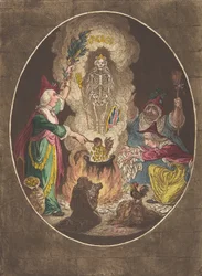 A Phantasmagoria, — Scene-Conjuring-Up an Armed-Skeleton, 5 januari 1803., 5 januari 1803.