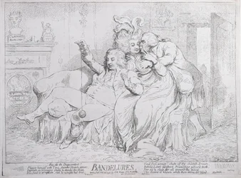 Bandelures, utgiven av S.W. Fores 1791 (etsning)