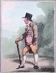 Elegance Democratique, publicerad av Hannah Humphrey 1799 (handfärgad etsning)