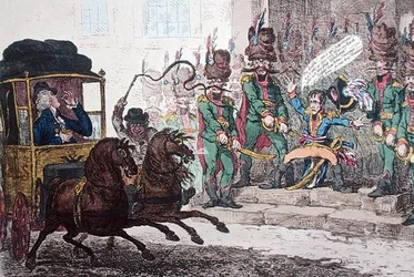 Tysk nonchalans, eller The Vexation of Little Boney, eller The Diplomatiques sena resa genom Paris