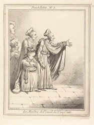Medlemmarna av De femhundras råd. Franska dräkter nr 3