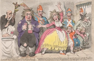 Ludvig XVI tar farväl av sin hustru och familj