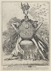 Midas, Transmuting allt till guldpapper, 1797