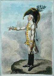 Ärkehertigen, publicerad av Hannah Humphrey 1790 (handfärgad etsning)