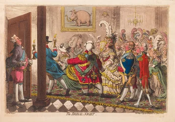 Bröllopsnatten, pub. 1797 (handfärgad gravyr)