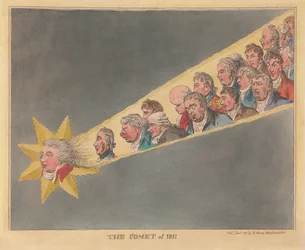 Kometen 1811, pub. 1811 (handfärgad gravyr)