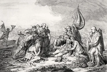 The Death of the Great Wolfe, pub. av H. Humphrey, 1795 (se även 119752, 124902 & 153197)