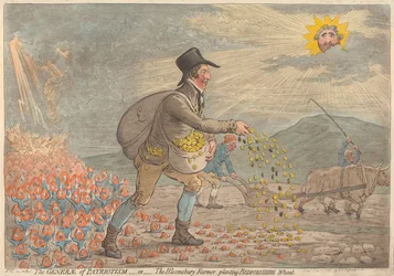 Patriotismens general - eller - bonden från Bloomsbury som planterar vete från Bedfordshire