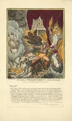 The Life of William Cobbett, av honom själv, utgiven av Hannah Humphrey, 1809 (handfärgad gravyr)