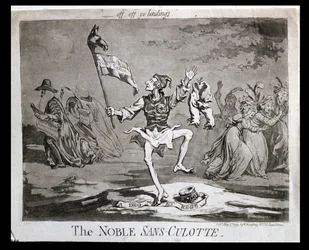 The Noble Sans-Culotte, utgiven av Hannah Humphrey 1794.