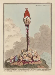 Frihetens träd måste planteras omedelbart, publicerad 1797 (handfärgad gravyr)