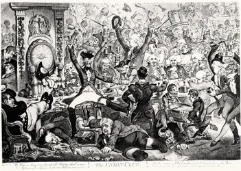 The Union Club, 1801 (färggravyr)