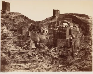 Klostret i Mar Saba,ca. 1855 (foto)