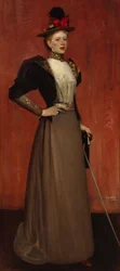 Maggie Hamilton (Mrs A.N. Paterson) (olja på duk)