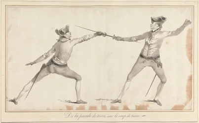 Från Parry of Tierce, på Coup de Tierce