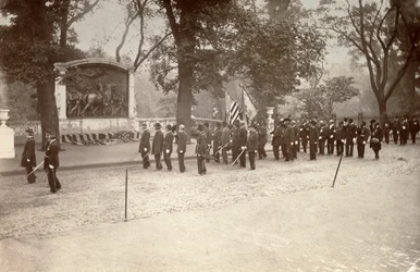 Invigning av minnesmärket till Robert Gould Shaw och det femtiofjärde Massachusetts regementet, Boston, 31 maj