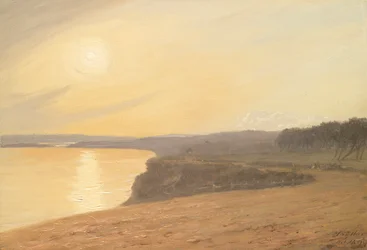 Solnedgång nära Bournemouth, 1899
