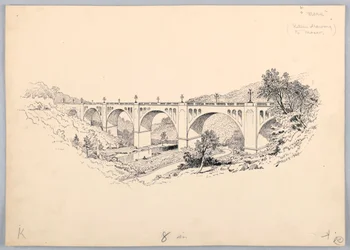 A Bridge, design för Washington Board of Trade Dinner, 13 maj 1908