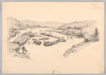 River Rapids, design för Washington Board of Trade Dinner, 13 maj 1908