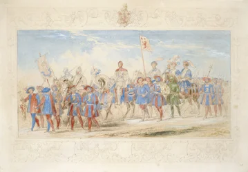 James Oglivie Fairlie Esq., riddare av det gyllene lejonet, 1839 (blyerts, wc och gouache på papper)