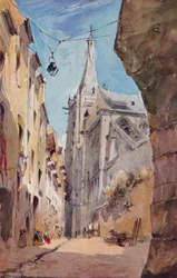 Kyrkan St. Séverin, Paris, 1831, 1930.