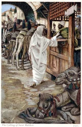 Kristus kallar Matteus, tullindrivaren, c1890