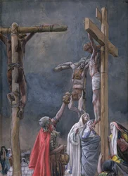 Jag törstar. Vinägern som gavs till Jesus, illustration till Kristi liv, ca 1884-96